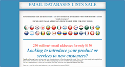 Desktop Screenshot of emaildatasale.com