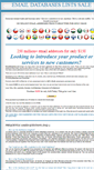 Mobile Screenshot of emaildatasale.com